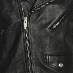 مملوكة مسبقًا Givenchy Black Leather Biker Jacket XL