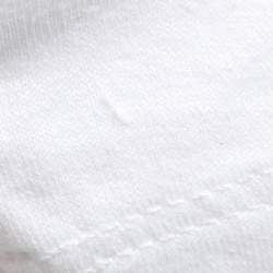 Pre Owned تـي شـيـرت جـيـفـنـشـي قـلـب مـطرّز شـعـار قـطـن أبـيـض مـقـاس مـتـوسـط (مـيـديـوم)