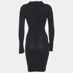 Pre Owned فساتين جيفنشي كريب أزرق برباط ضيق مقاس صغير - سمول