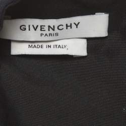 Pre Owned فساتين جيفنشي كريب أزرق برباط ضيق مقاس صغير - سمول