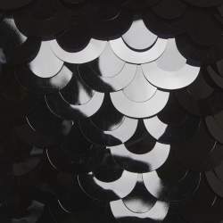 Pre Owned توب جفانشي تول أسود بترتر بدون أكمام مقاس صغير