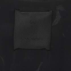 Pre Owned توب جفانشي تول أسود بترتر بدون أكمام مقاس صغير