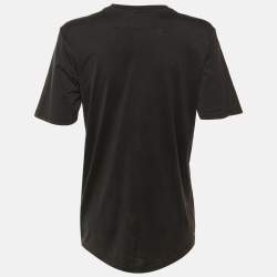 Pre Owned تي شيرت جيفنشي قطن محبوك بطبعة بامبي أسود مقاس صغير جداً (إكس صغير)