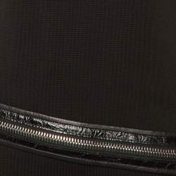 Pre Owned Givenchy Black Knit Zip Detail Mini Dress M