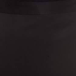 Pre Owned Givenchy Black Wool Skirt Overlay Detail Pants M