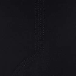 Pre Owned Givenchy Black Stretch Crepe Curve Detail Pencil Skirt M