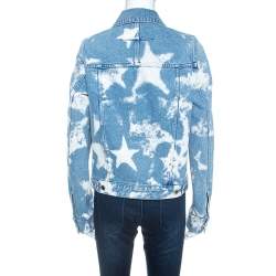 Pre Owned جاكت جيفنشي دنيم نجوم بليشد أزرق M