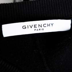 Givenchy Monochrome Knit Geometric Stars Print Sweatshirt L 
