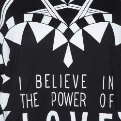 مملوكة مسبقًا تي شيرت جيفنشي كبير باور أوف لوف قطن مونوكروم S