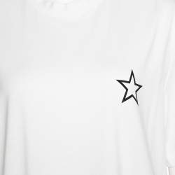 Pre Owned تي شيرت جيفنشي رقبة مستديرة مطبوع نجمة قطن أبيض مقاس وسط (ميديوم)