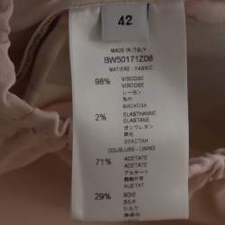 Givenchy Rose Pink Crepe Birds of Paradise Trousers L
