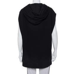 Pre Owned هودي جيفنشي روت ويلي قطن أسود بلا أكمام مقاس صغير - سمول