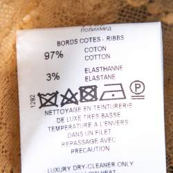 مملوكة مسبقًا Givenchy Black Silk & Lace Paneled Shoulder Zip Detail Top S