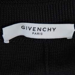 Pre Owned Givenchy Black Knit Cape Sleeve Detail Kimono Jacket M