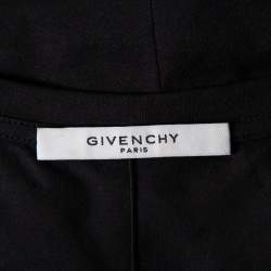 Pre Owned Givenchy Black Star Printed Cotton Tank Top S
