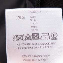 Givenchy Black Knit Zip Front Leggings M