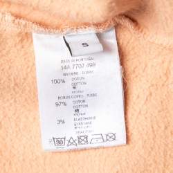 Pre Owned سويت شيرت طويل جيفنشي قطن تريكو وردي طباعة بوب كولاج مقاس صغير - سمول 