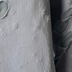 مملوكة مسبقًا سويت شيرت جيفنشي قطن أزرق فاتح بالشعار المطبوع نمط ممزق واسع مقاس صغير جدًا - إكس سمول