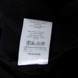 Pre Owned Givenchy Monochrome Knit Geometric Stars Print Sweatshirt S