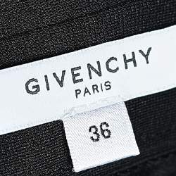 Givenchy Black Jersey & Leather Detailed Slim Fit Pants S