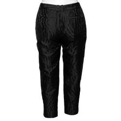 Givenchy Black Moire Jacquard Trouser L