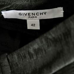 Givenchy Black Moire Jacquard Trouser L