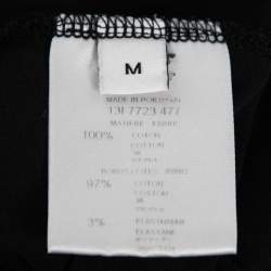 مملوكة مسبقًا تي شيرت جيفنشي قطن بطبعة بامبي أسود بأكمام قصيرة مقاس متوسط - ميديوم