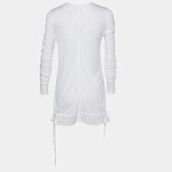 Givenchy White Knit Full Sleeve Top S