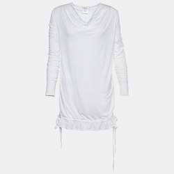 Givenchy White Knit Full Sleeve Top S
