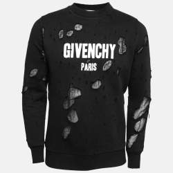 Givenchy girl sweatshirt with printed logo Black