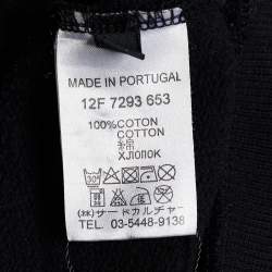 Pre Owned Givenchy Black Cotton Knit Rottweiler Sweatshirt M