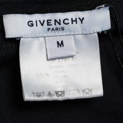 Givenchy Dark Grey Jersey Floral Print Oversized T-Shirt M