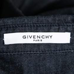 Pre Owned Givenchy Blue Denim Button Front Long Sleeve Shirt M