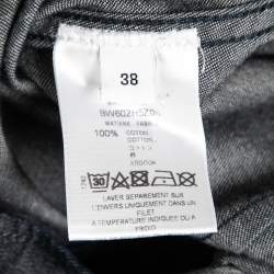 Pre Owned Givenchy Blue Denim Button Front Long Sleeve Shirt M