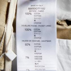 Givenchy Beige Cotton Visible Pocket Detail Shorts S