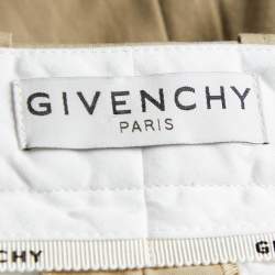 Givenchy Beige Cotton Visible Pocket Detail Shorts S
