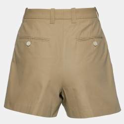 Givenchy Beige Cotton Visible Pocket Detail Shorts S