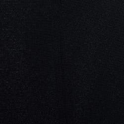 Pre Owned Givenchy Monochrome Knit Lace Detail Waist Coat S