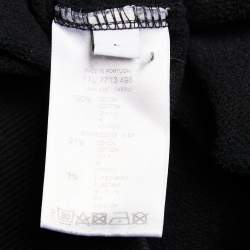 مملوكة مسبقًا Givenchy Black Graphic Print Cotton Crew Neck Sweatshirt L
