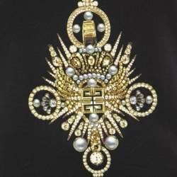 Pre Owned Givenchy Black Logo Print Cotton Tank Top S