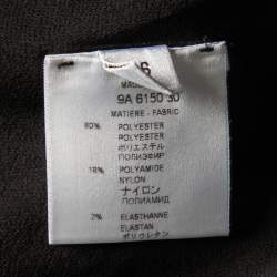 Givenchy Black Sequin Embellished Chiffon Top S