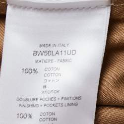 Pre Owned Givenchy Beige Cotton Buckle Detail Shorts M