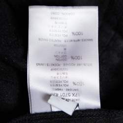Givenchy Black Synthetic Logo Side Stripe Detail Track Pants M