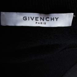 Pre Owned Givenchy Black Jersey & Knit Box Fit Sweatshirt M