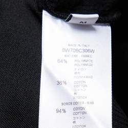 Pre Owned Givenchy Black Jersey & Knit Box Fit Sweatshirt M