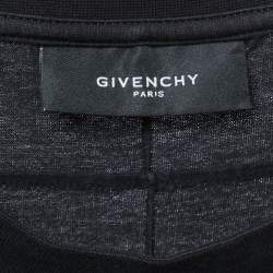 Pre Owned Givenchy Black Shark Jaw Print Cotton Crew Neck Half Sleeve T-shirt XXL