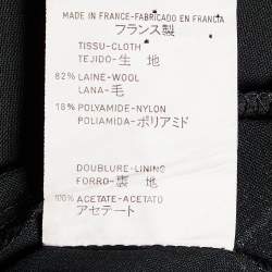 Givenchy Vision Black Printed Wool Button Front Shirt XL