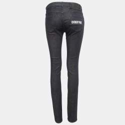 Pre Owned Givenchy Navy Blue Denim Tapered Leg Jeans M