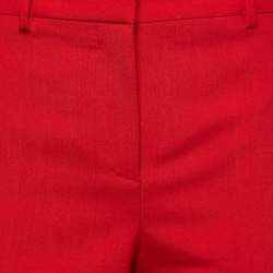 Givenchy Red Wool Tailored Trousers S