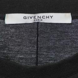 Pre Owned Givenchy Black Bambi Printed Cotton Knit Oversized T-Shirt M